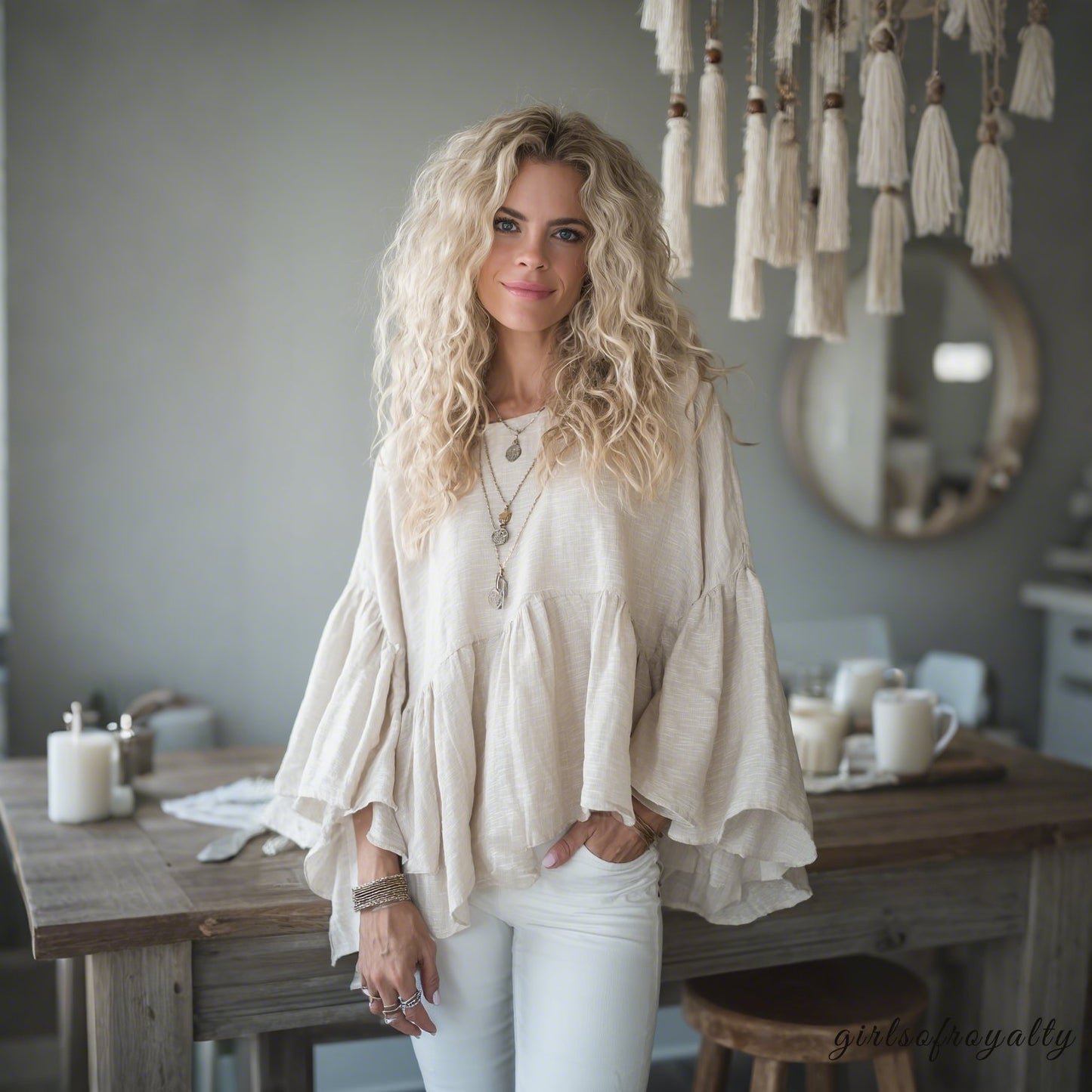 Vintage Inspired Top with a Contemporary Edge