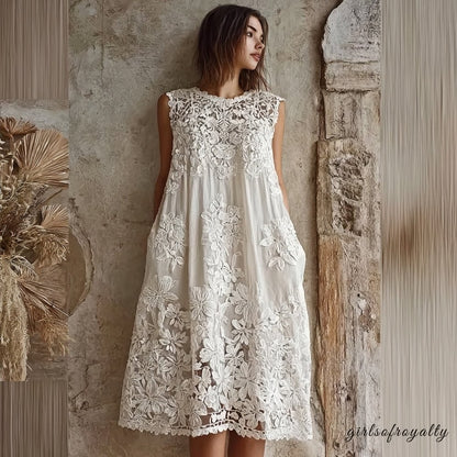 A Vintage Style Dress with Delicate Timeless Details