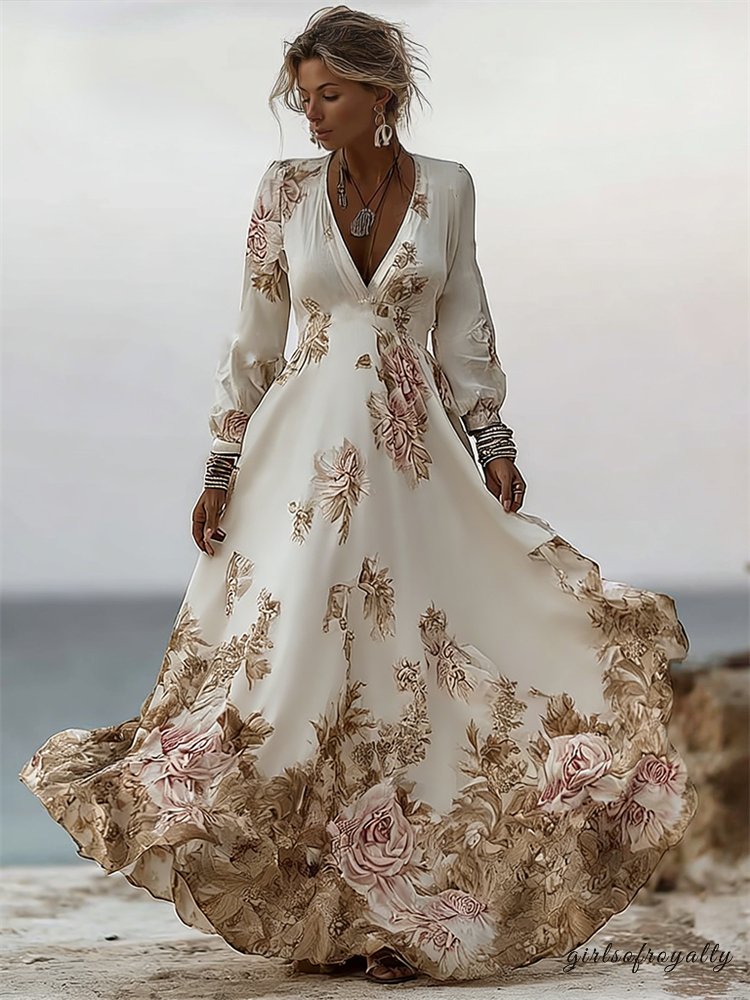 A Vintage Style Dress with Delicate Timeless Details