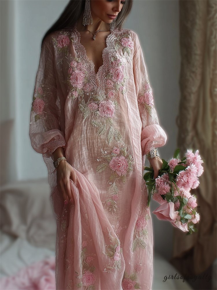 A Vintage Style Dress with Delicate Timeless Details