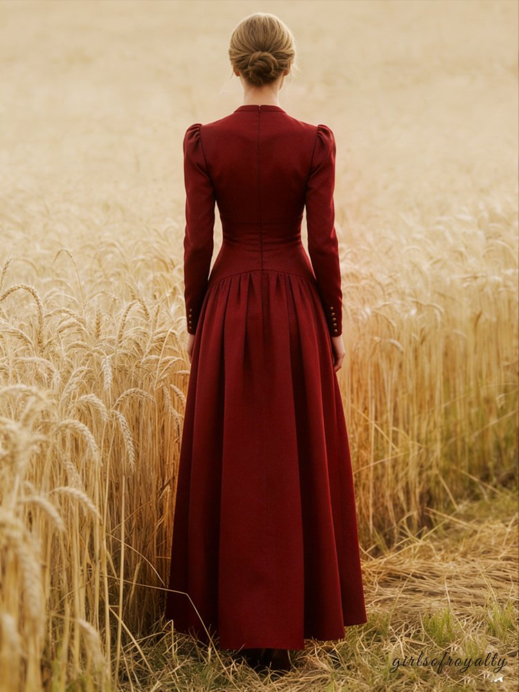 A Vintage Style Dress with Delicate Timeless Details