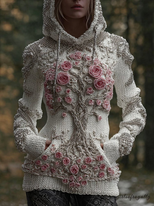 A Vintage Style Sweater with Delicate Timeless Details