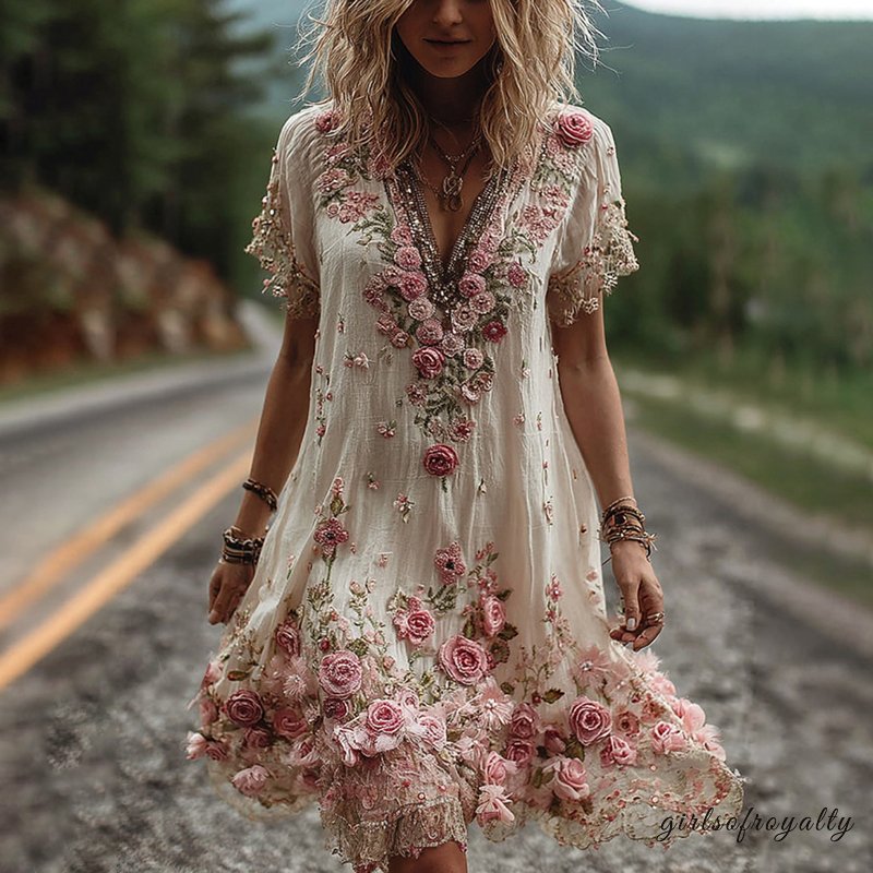 Classic Vintage Dress with a Flattering Fit