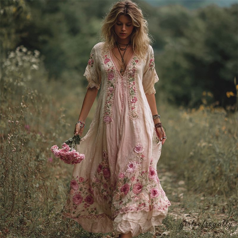 Classic Vintage Dress with a Flattering Fit