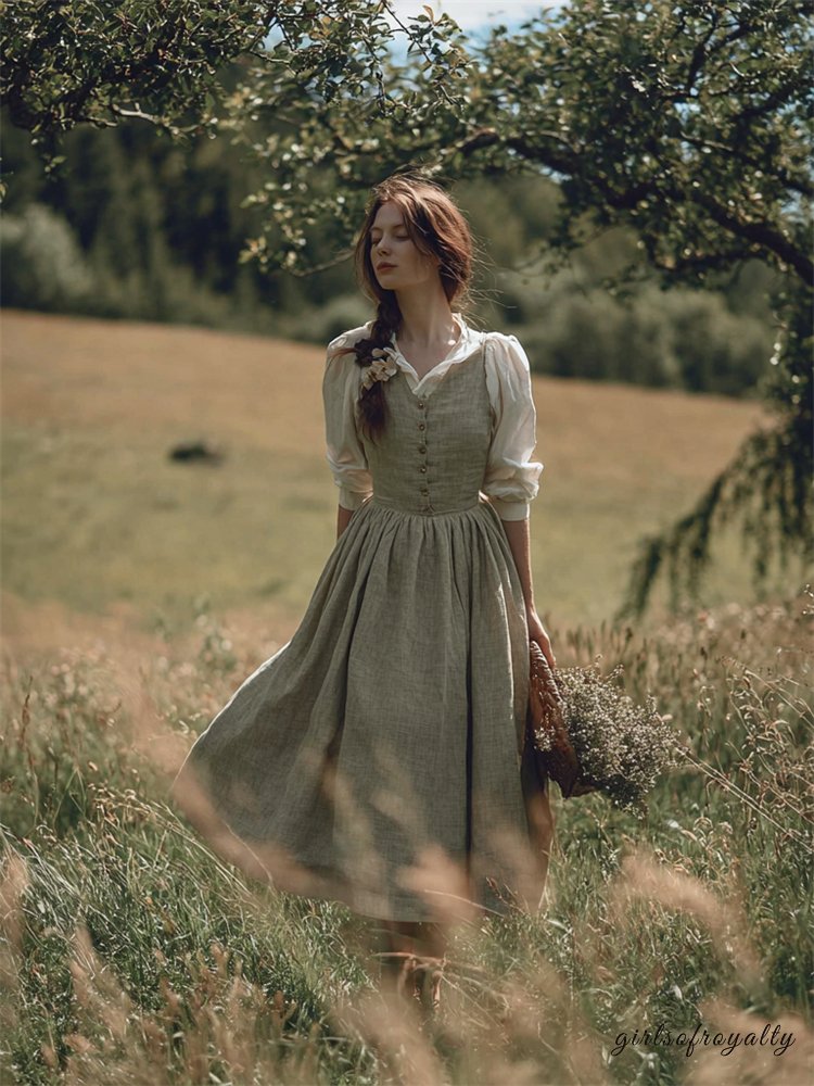 A Vintage Style Dress with Delicate Timeless Details