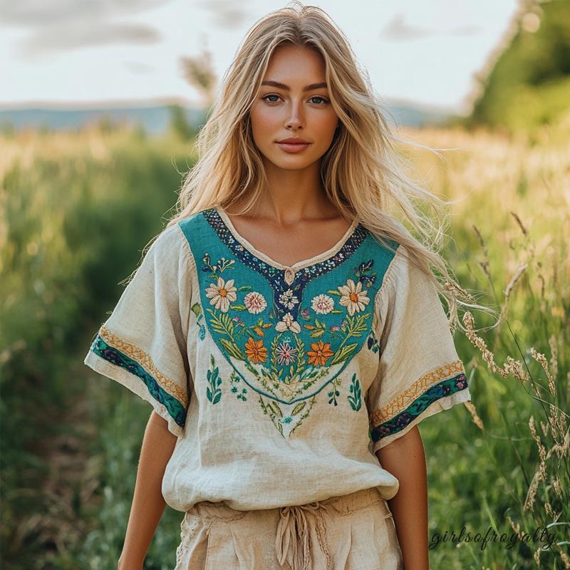 Vintage Inspired Top with a Contemporary Edge