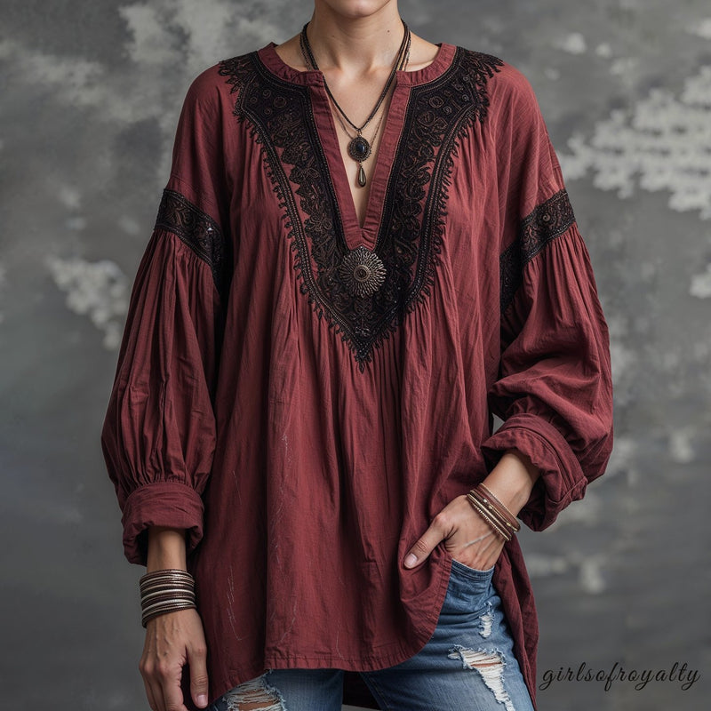 A Vintage Style Top with Delicate Timeless Details