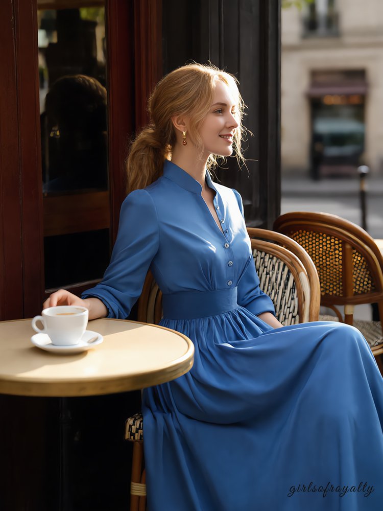 A Vintage Style Dress with Delicate Timeless Details