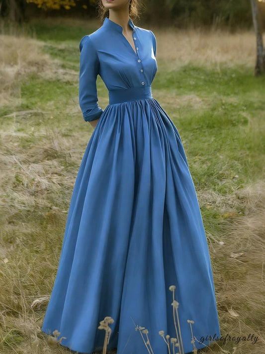A Vintage Style Dress with Delicate Timeless Details
