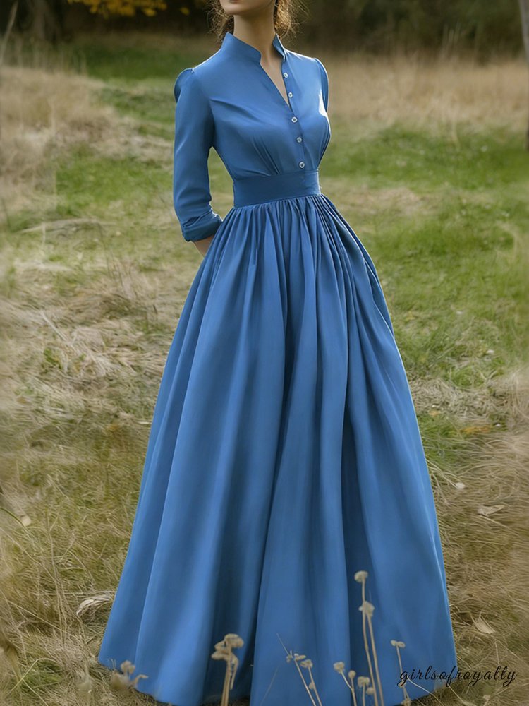 A Vintage Style Dress with Delicate Timeless Details
