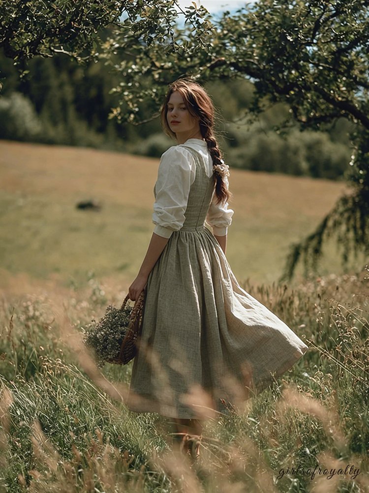 A Vintage Style Dress with Delicate Timeless Details