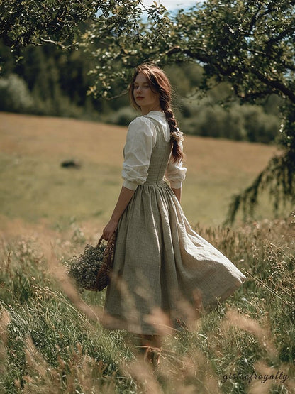 A Vintage Style Dress with Delicate Timeless Details
