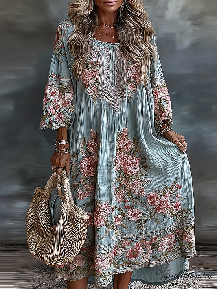 A Vintage Style Dress with Delicate Timeless Details