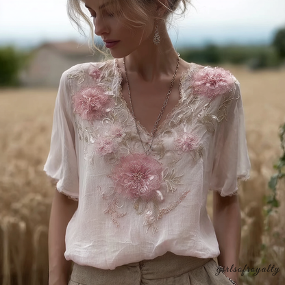 Vintage Inspired Top with a Contemporary Edge