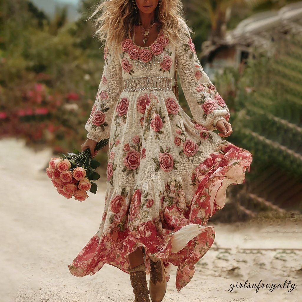 A Vintage Style Dress with Delicate Timeless Details