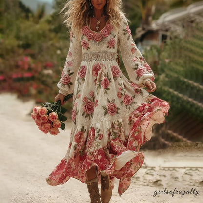 A Vintage Style Dress with Delicate Timeless Details