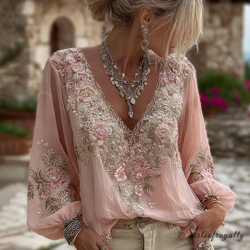 Gracefully Styled Blouse for Any Occasion
