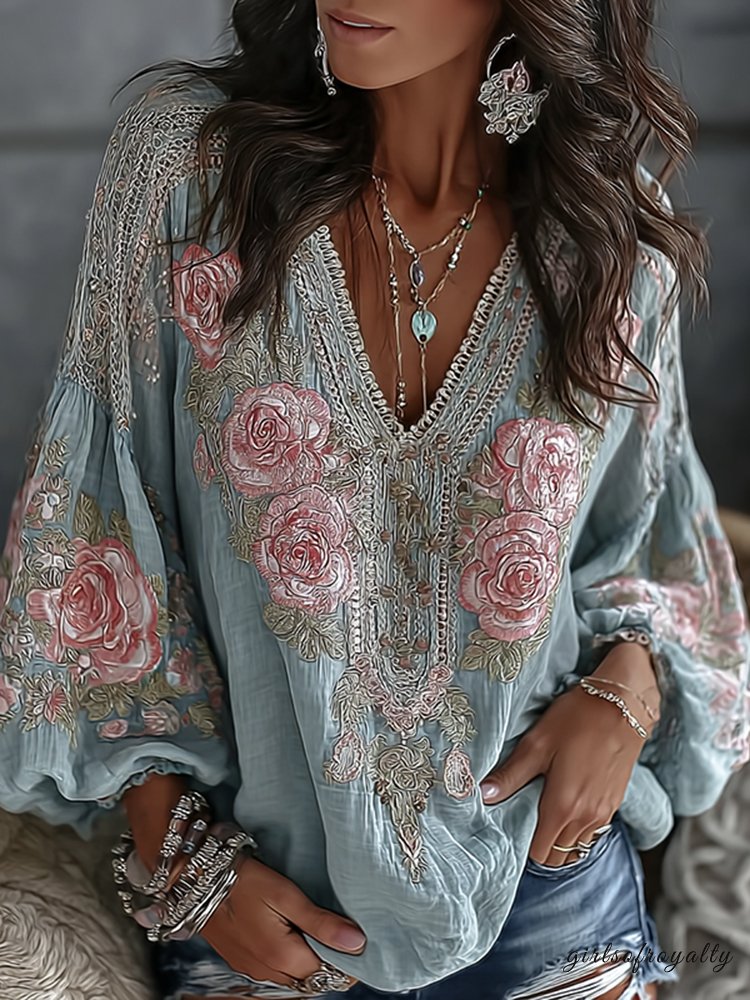 A Vintage Style Top with Delicate Timeless Details