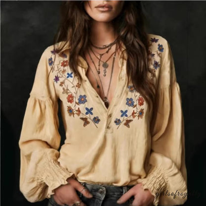 A Vintage Style Blouse with Delicate Timeless Details