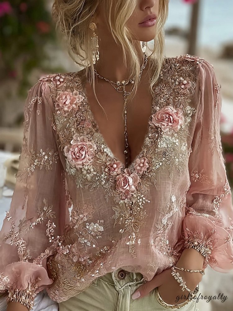 Beautifully Finished Blouse in a Timeless Design