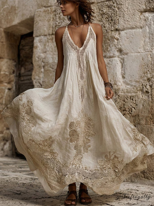 A Vintage Style Dress with Delicate Timeless Details