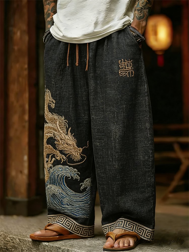 A Vintage Style Pants with Delicate Timeless Details