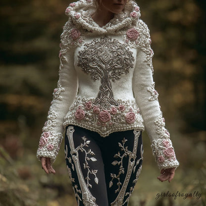 Vintage Inspired Sweater with a Contemporary Edge