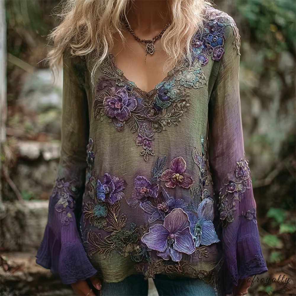 A Vintage Style Shirt with Delicate Timeless Details
