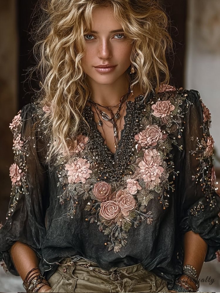 Gracefully Styled Top for Any Occasion