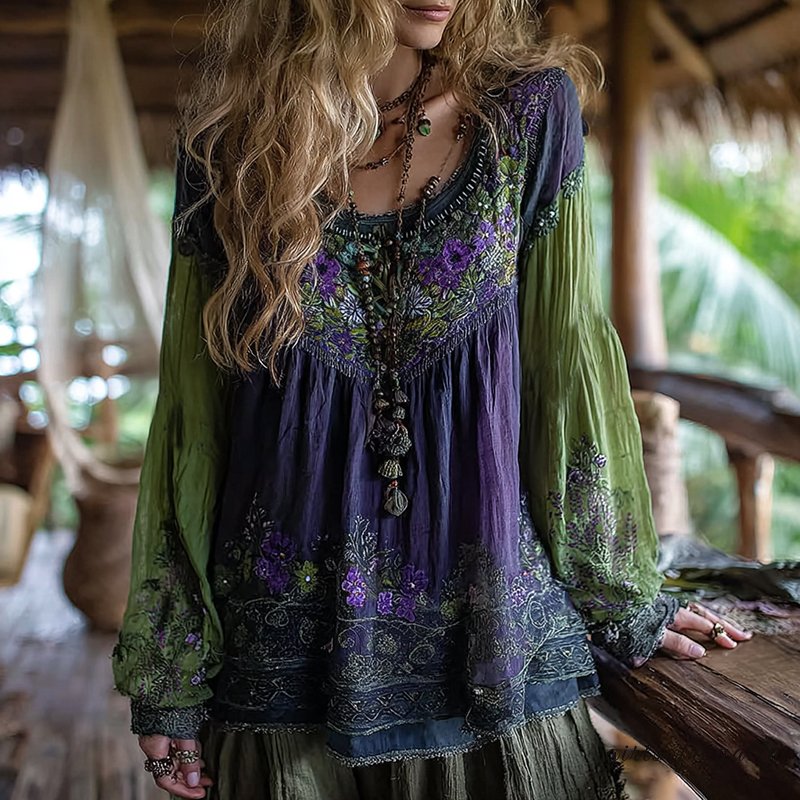 Purple green