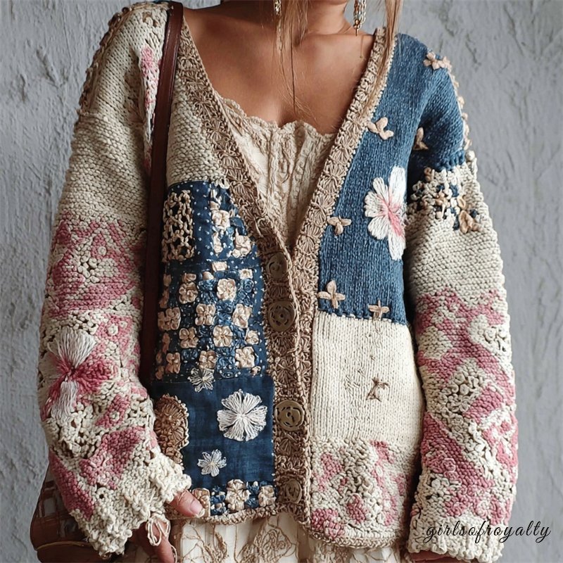 Vintage Inspired Cardigan with a Contemporary Edge