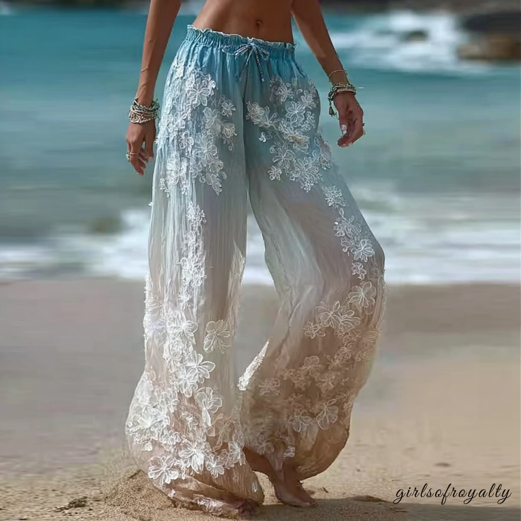A Vintage Style Pants with Delicate Timeless Details