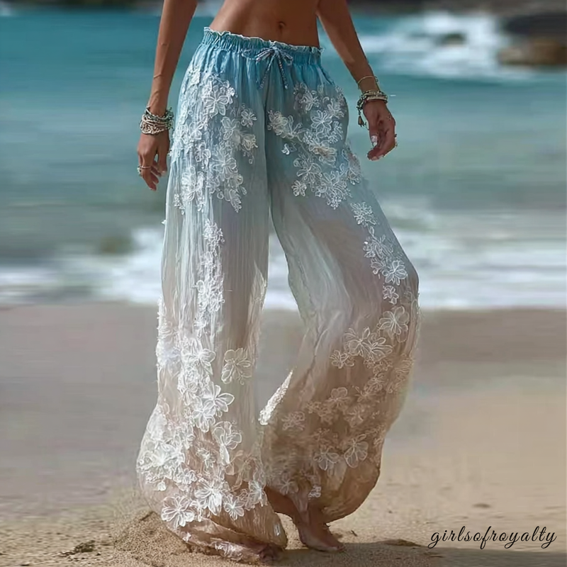 A Vintage Style Pants with Delicate Timeless Details