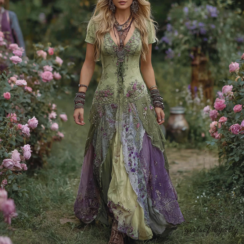 A Vintage Style Dress with Delicate Timeless Details