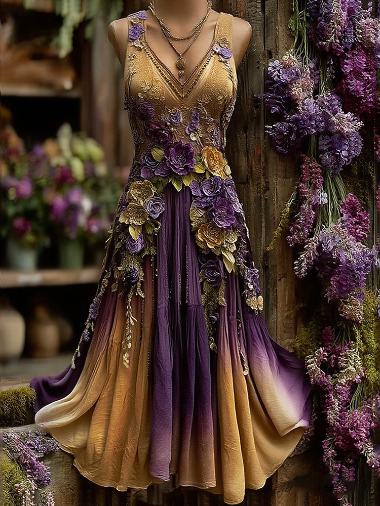 A Vintage Style Dress with Delicate Timeless Details