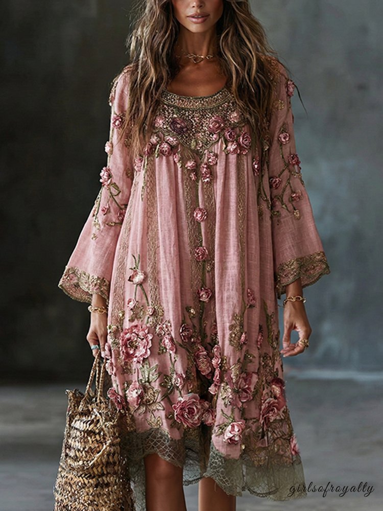 Classic Vintage Dress with a Flattering Fit