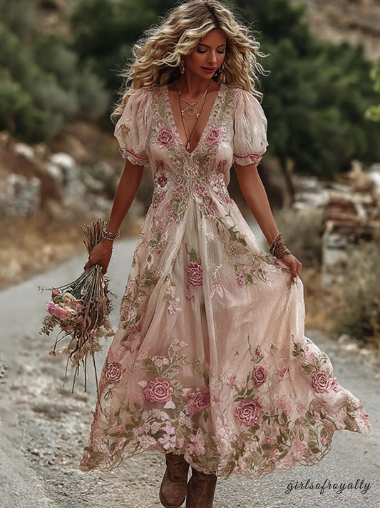Classic Vintage Dress with a Flattering Fit