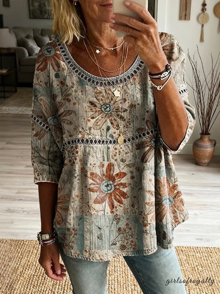 Vintage Inspired Top with a Contemporary Edge
