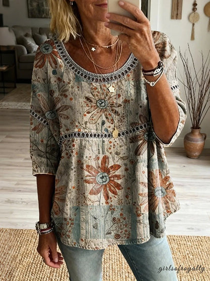 Vintage Inspired Top with a Contemporary Edge