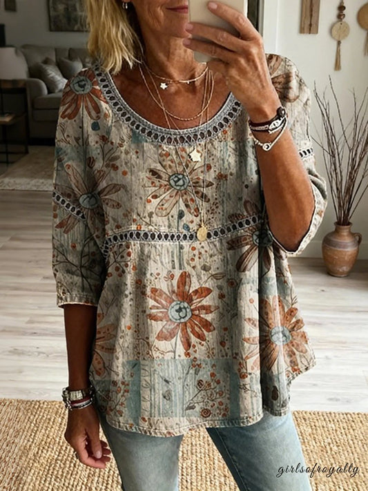 Vintage Inspired Top with a Contemporary Edge
