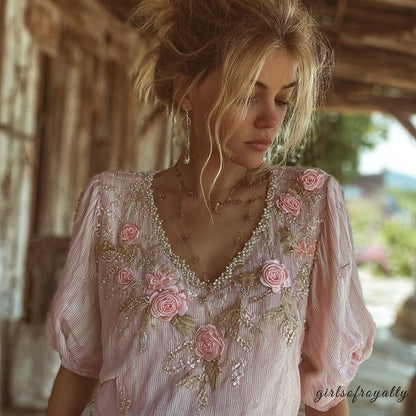 A Vintage Style Shirt with Delicate Timeless Details
