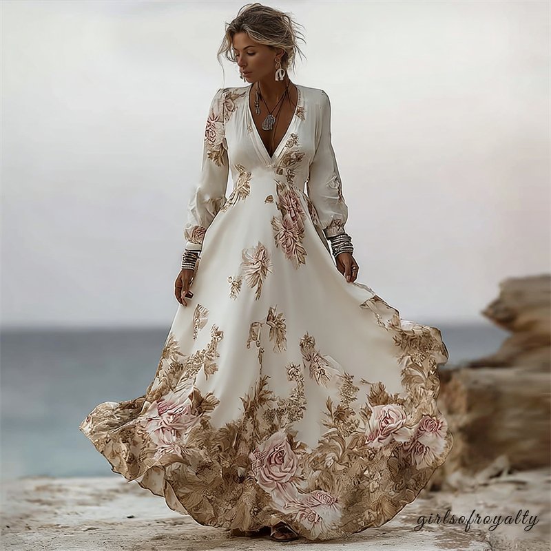 A Vintage Style Dress with Delicate Timeless Details