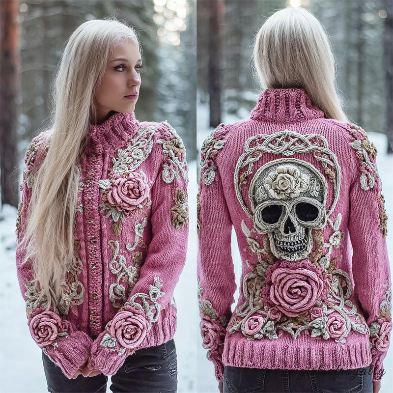 A Vintage Style Sweater with Delicate Timeless Details