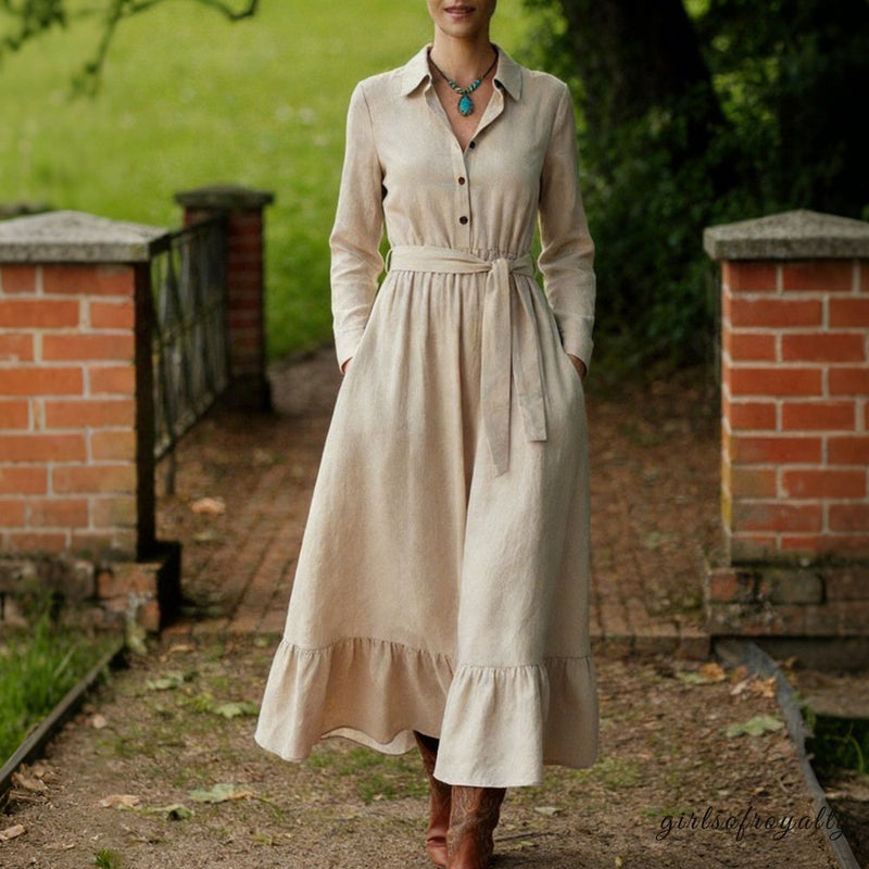 A Vintage Style Dress with Delicate Timeless Details