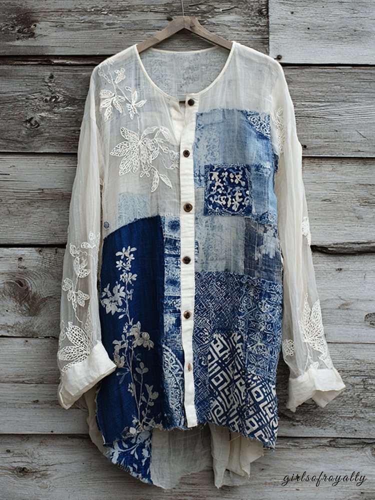 A Vintage Style Shirt with Delicate Timeless Details