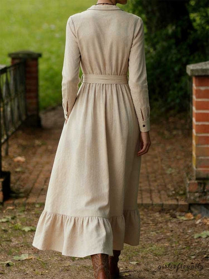 A Vintage Style Dress with Delicate Timeless Details