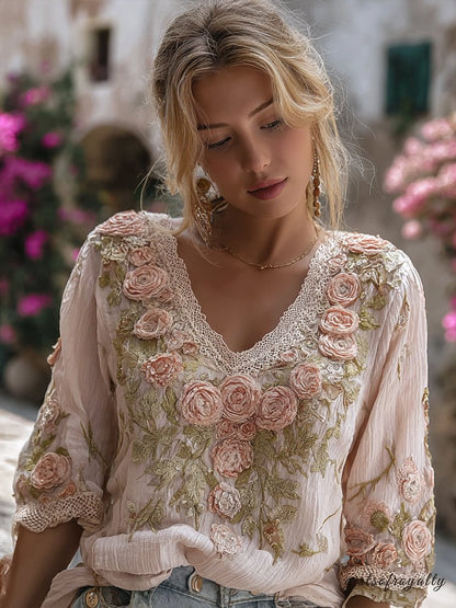 A Vintage Style Top with Delicate Timeless Details