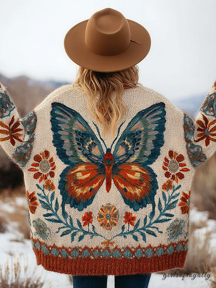Classic Vintage Cardigan with a Flattering Fit
