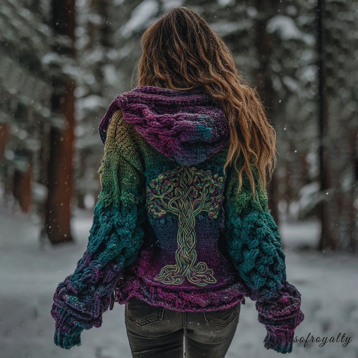 Purple green
