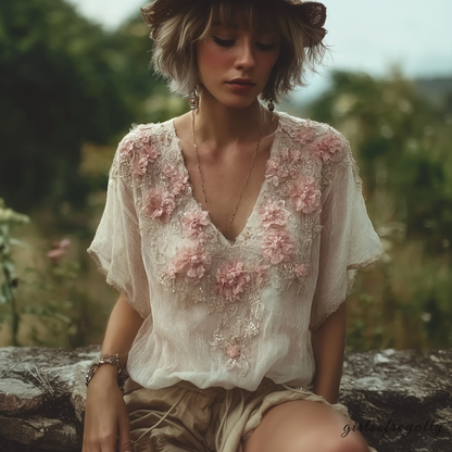 Classic Vintage Top with a Flattering Fit